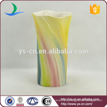 YSv0005-02 Regenbogen Steinzeug Vase Dekoration